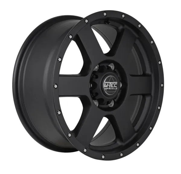 1X ALUFELGE W-TEC ALL TERRAIN 8,5X18 ET35 PASSEND FÜR JEEP WRANGLER JK (2007-2017)