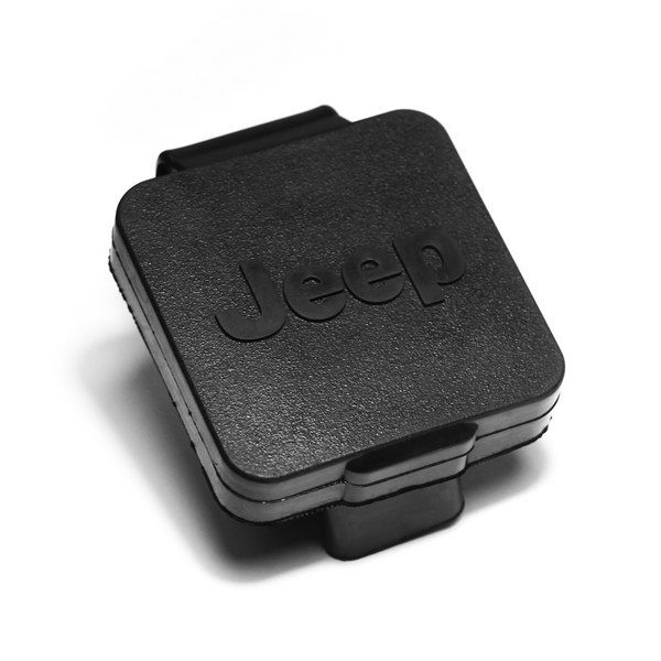 Abdeckung Cover Anhängerkupplung US mit Jeep Logo Jeep Wrangler Rugged Ridge 11580.25 2 Inch Hitch Plug, Jeep