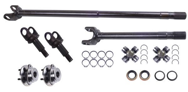 Achswellen Steckachsen Kit vorne Dana 30 Jeep Cherokee XJ 92-01 Jeep Wrangler TJ 97-06 Jeep Wrangler LJ 04-06 Alloy 12232 Front 