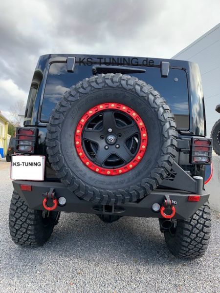 Alu Felge AX schwarz ATX Series Wheel 8,5 x 17 ET +10 Jeep Wrangler JK ab BJ 07 / 4 Stück AX19478550610