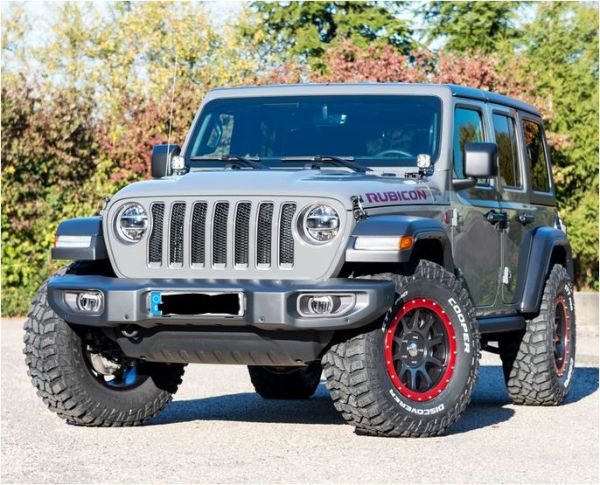 Alu Felge Alloy schwarz 8,5x18 ET +32 mit TÜV Alloy wheel 1450 Jeep Gladiator JT 19-