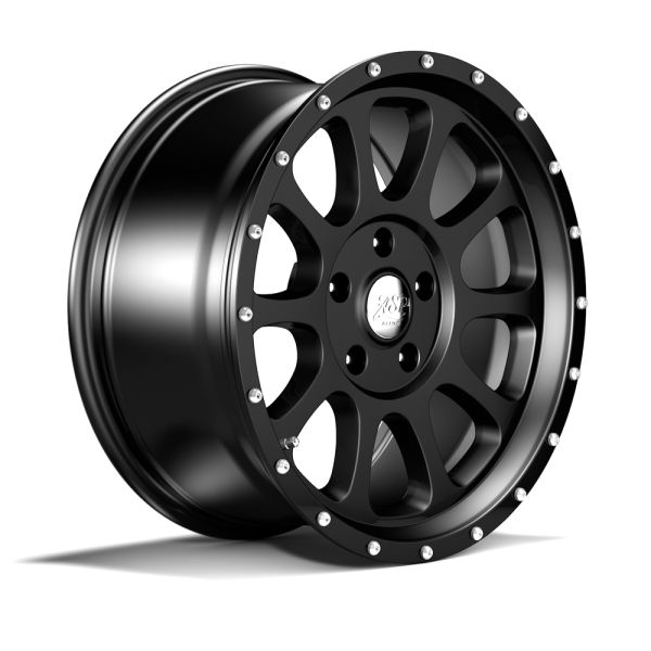 Alu Felge Alloy schwarz 8,5x18 ET +32 mit TÜV Alloy wheel 1450 Jeep Gladiator JT 19-