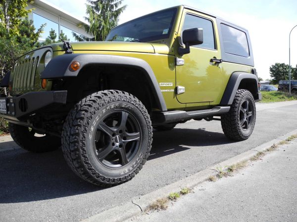 Alu Felge RONAL 7,5x17 ET+34 Jeep Wrangler matt-schwarz - Wintertauglich