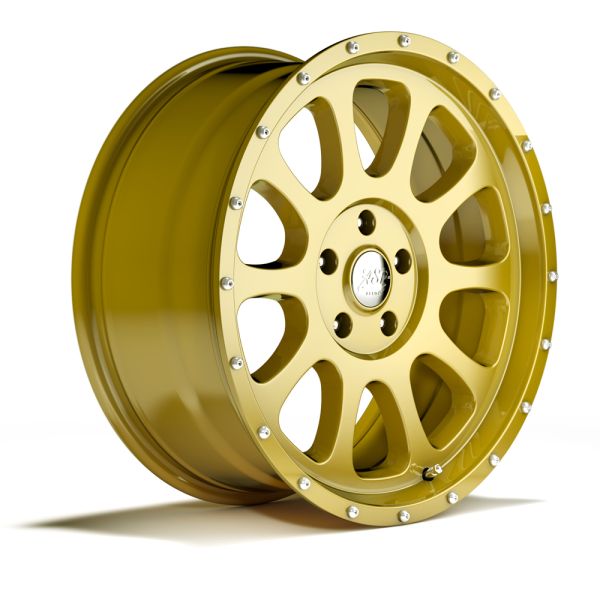 Alu Felge gold 8,5x20 ET +12 mit TÜV-Gutachten Jeep Wrangler JK 07-17