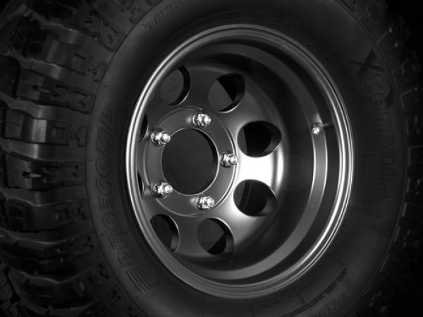 Alu Felge Alcoa Design Optik 10x15 mit TÜV-Gutachten - Jeep Wrangler TJ