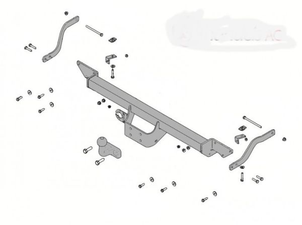 Anhängerkupplung / Anhängelasterhöhung Boxer III Typ Y /250