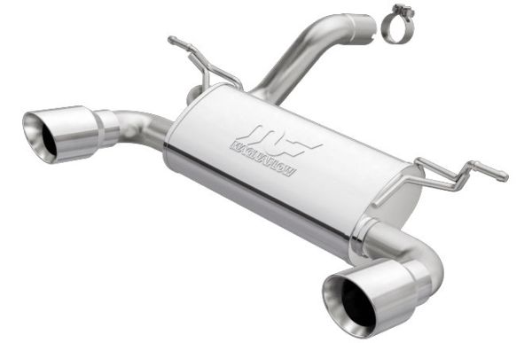 Auspuffanlage Edelstahl Dual Jeep Wrangler JL 18- 3.6L Magnaflow 19385 MF Series Stainless Dual Exit Axle-Back Exhaust System