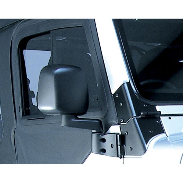 Außenspiegel rechts schwarz Jeep Wrangler TJ 03-06 Rugged Ridge 11002.10 Door Mirror, Black, Right, 87-06 Wrangler