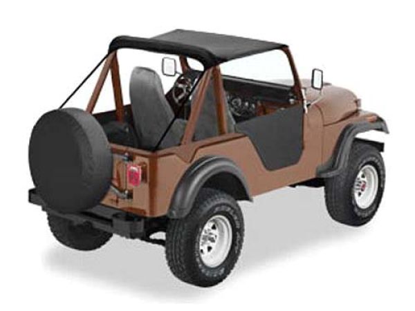 Bikinitop Traditional Black Crush Jeep CJ5 55-75