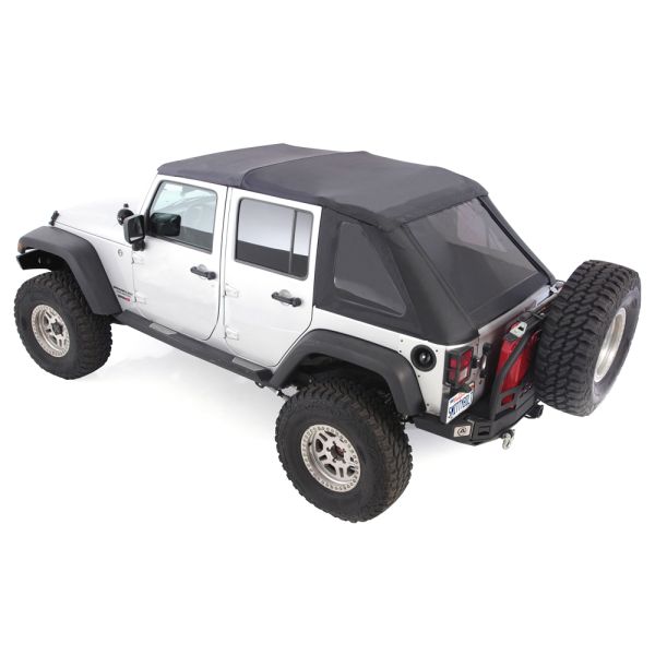 Bowless Softtop mit getönten Scheiben Jeep Wrangler JK 07-18 2-Türer Smittybilt SB9073235K