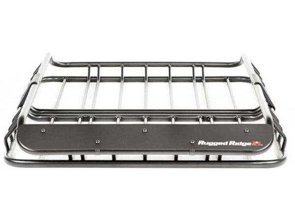 DachträgerKorb Spartacus Roof Rack Basket, Black, W/Deflector Jeep Wrangler JK 07-