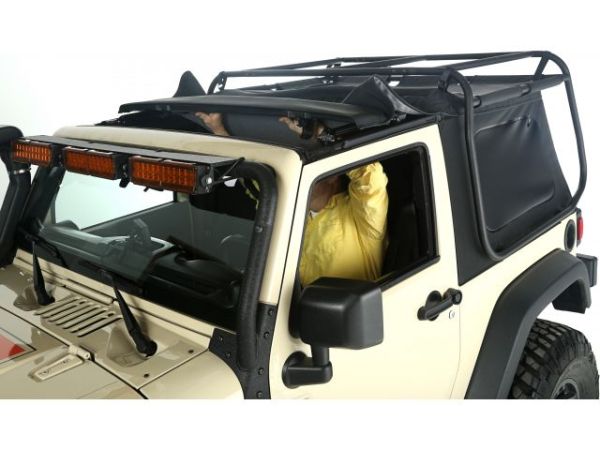 EXO Top Dachträger mit Verdeck Jeep Wrangler JK ab BJ 07