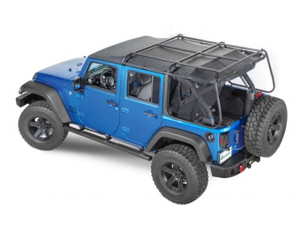 EXO Top Dachträger mit Verdeck Jeep Wrangler JK ab BJ 07-  4-Door Rugged Ridge