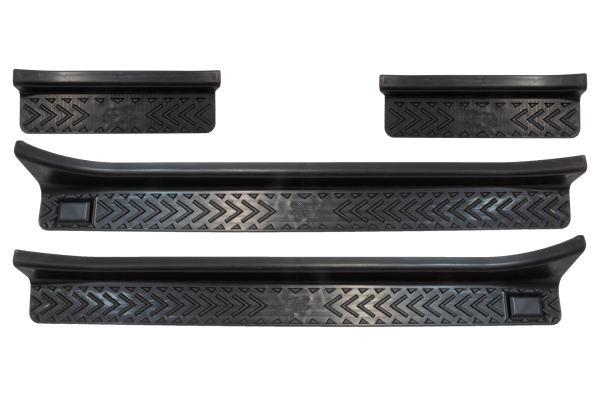 Einstiegsleiste Kunststoff schwarz Jeep Wrangler JL 18- 4-Türer Fishbone Offroad FB15111 Entry Guards for 18- Jeep Wrangler JL U