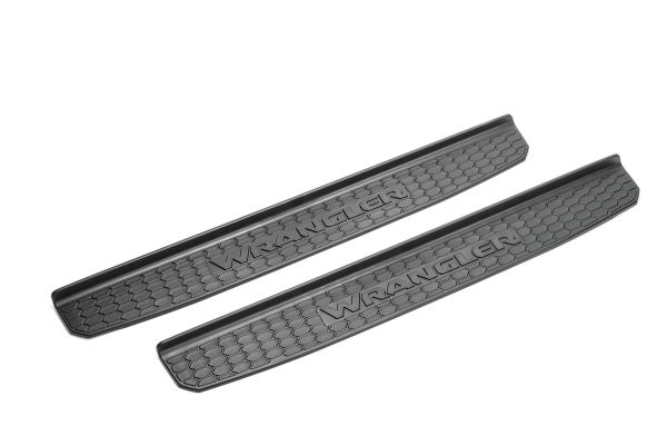 Einstiegsleiste schwarz vorne Jeep Wrangler JL 18- Mopar 82215393 Door Sill Guards 2018- Jeep Wrangler JL