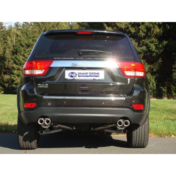 Endschalldämpfer rechts/links 2x80 Typ 17 Jeep Grand Cherokee WK 3,6l FOX JE023003-150