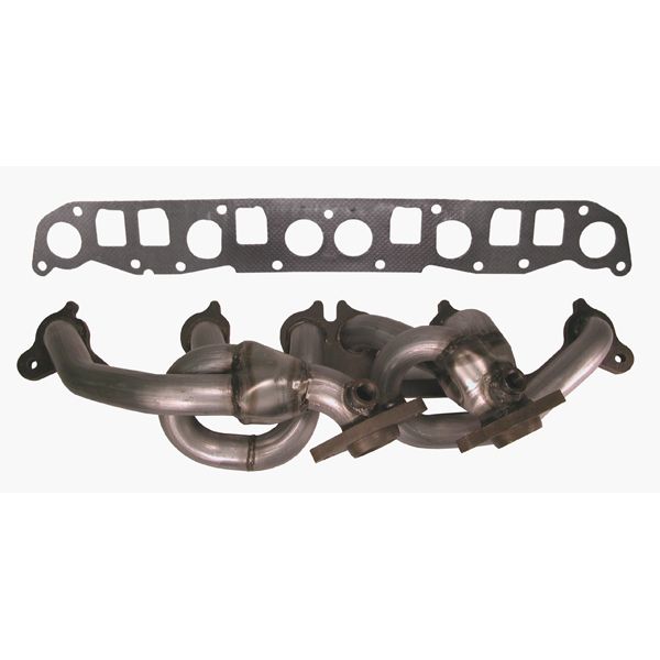 Fächerkrümmer Jeep Wrangler TJ 99-06 Jeep Cherokee XJ 00-01 4,0L 6Zyl. Edelstahl Rugged Ridge 17650.02