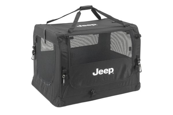 Faltbare Box Hundebox für den Kofferraum Jeep Wrangler JL 18- Mopar 82213729A Collapsible Pet Kennel for 18- Jeep Wrangler JL