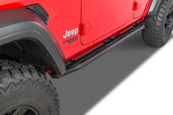 Flankenschutz Stahl blank Jeep Wrangler JL 4-Türer JCR Offroad JLSL-CL-4D-BARE Classic Rock Slider 2018- Jeep Wrangler JL 4-Door