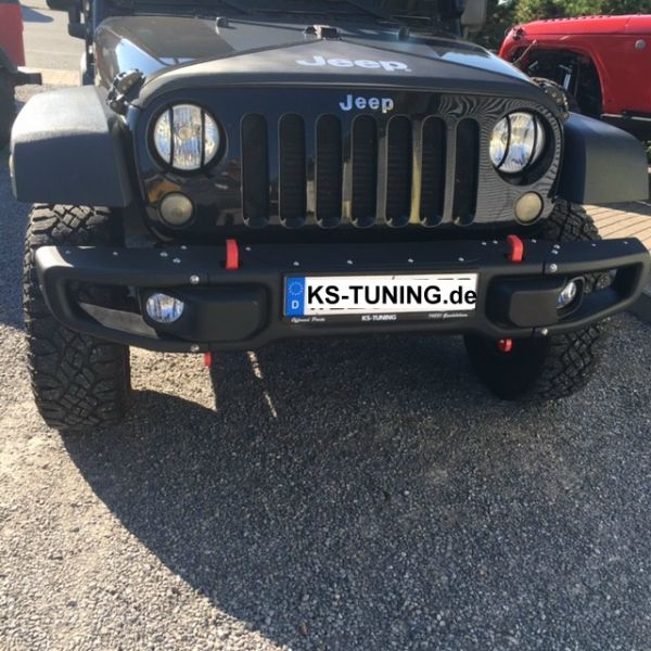 Frontstoßstange 10th Anniversary Style Freedome Off Road Bumper Jeep Wrangler JK BJ 2007- Windenstoßstange