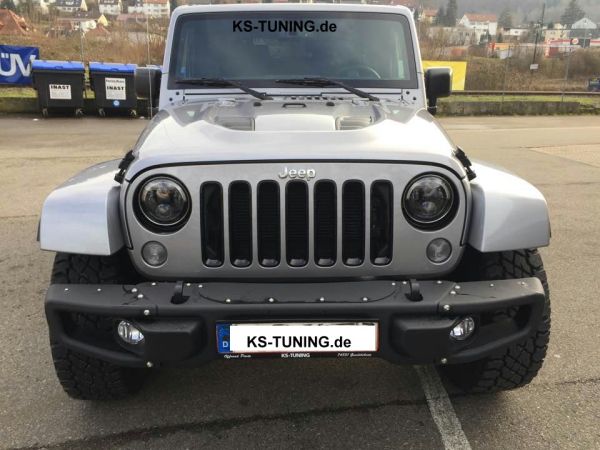 Frontstoßstange 10th Anniversary Style Freedome Off Road Bumper Jeep Wrangler JK BJ 2007- Windenstoßstange