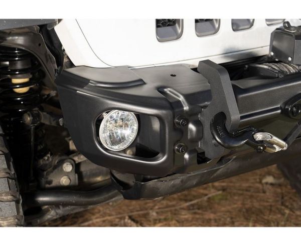 Frontstoßstange ARCUS schwarz mit Haken Jeep Wrangler JL 18- Gladiator 20- Rugged Ridge 11549.04 Arcus Front Bumper Set, W/Tray