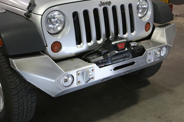 Frontstoßstange Genright Alu Jeep Wrangler JK 07-18 Genright FBB8090 Off Road Aluminum Front Full Width Winch Bumper