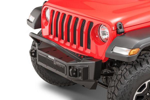 Frontstoßstange Rockline mit Grillschutz und Bügel Go Rhino 331101T Rockline Front Bumper with Overrider Grille Guard for 18- Je