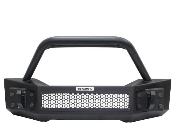 Frontstoßstange Rockline mit Grillschutz und Bügel Go Rhino 331101T Rockline Front Bumper with Overrider Grille Guard for 18- Je