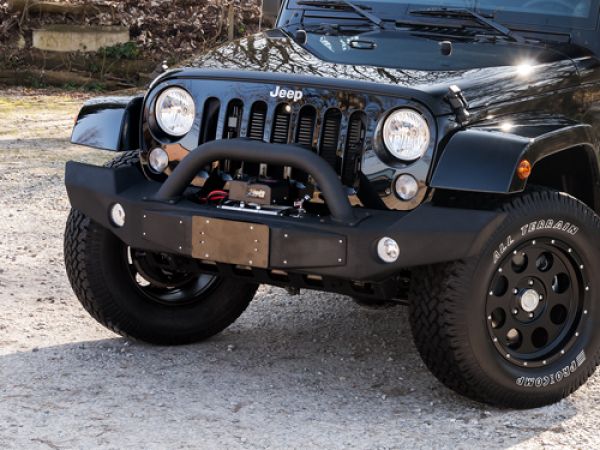 Frontstoßstange Seilwindenstoßstange Jeep Wrangler JK 07- Atlas Bumper vorne ohne Seilwinde ohne Tüv Unterfahrschutz Smittybilt