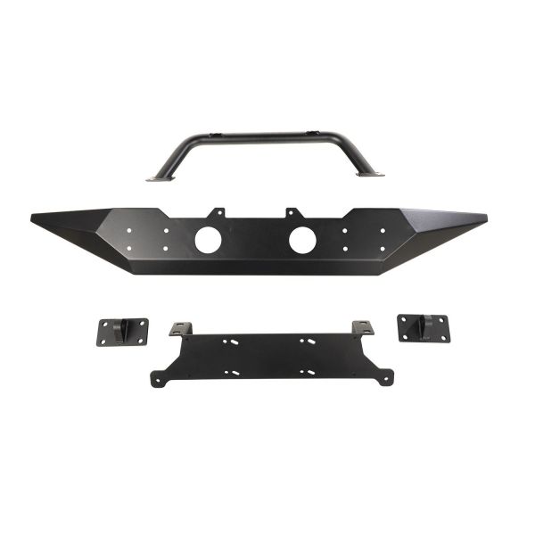 Frontstoßstange Spartan Bügel Windenplatte Stoßstangenecken Jeep Wrangler JK 07-18 Rugged Ridge 11548.72 Spartan Front Bumper, S