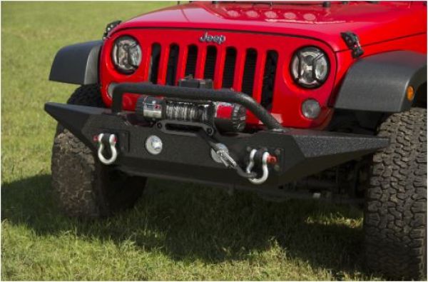 Frontstoßstange Spartan Set Jeep Wrangler JK 07-18 Rugged Ridge 11548.02 Spartan Front Bumper, SE, W/ Overrider; 07-18 JK