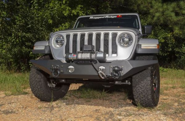 Frontstoßstange Spartan Set Jeep Wrangler JL 18- Rugged Ridge 11548.43 Spartan Front Bumper, SE, 18-19 JL