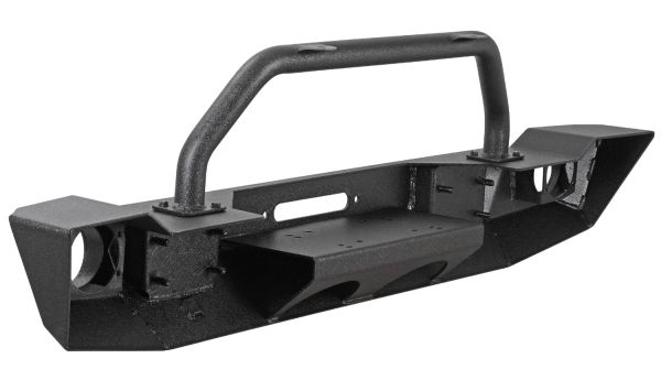 Frontstoßstange und Heckstoßstange schwarz Stahl Jeep Wrangler JK 07-18 Artikel 8480+8481