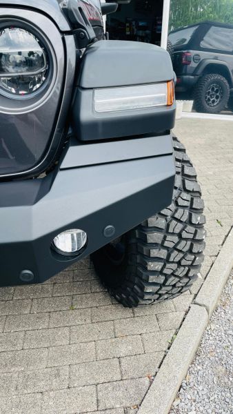 Frontstoßstangenaufsatz NSR passend für NSR Stoßsstangen vorne Jeep Wrangler JL / Jeep JK / Jeep Gladiator JP 10-KS-NSR-2008 Alu