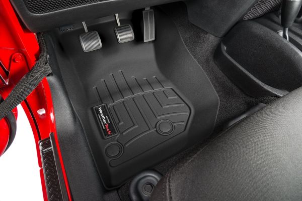 Fußmatten Allwetter Set vorne und hinten Jeep Wrangler JL 4-Türer 18- WeatherTech DigitalFit Front & Rear FloorLiners 2018- Jeep