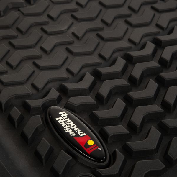 Fußmatten Set schwarz Jeep Gladiator JT 20- Rugged Ridge 12987.44 Floor Liner Rear Black 20- Jeep Gladiator JT