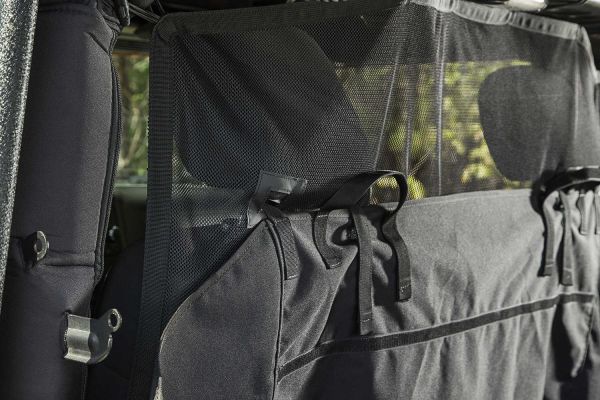 Gepäcknetz Fahrgastraum Jeep Wrangler JK 07-17 Rugged Ridge 13260.05 Front C2 Cargo Curtain