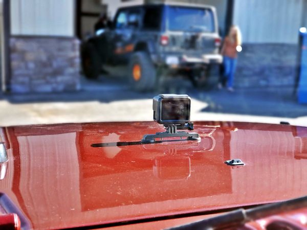 GoPro Kamera Halterung für die Motorhaube Jeep Wrangler JK 07-18 American Adventure Lab JK-1000 Jeep JK Footman Loop with GoPro 