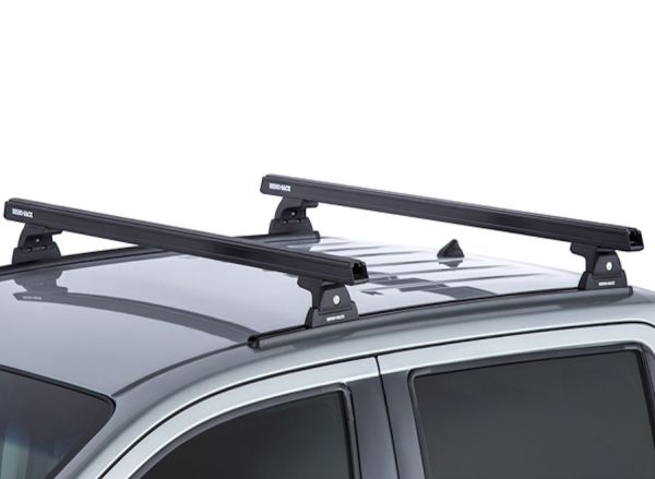 HD Querträger Rhino Rack 1250 mm Nissan D23 Doka incl. Schienen u. RLT600   50-10JA8356