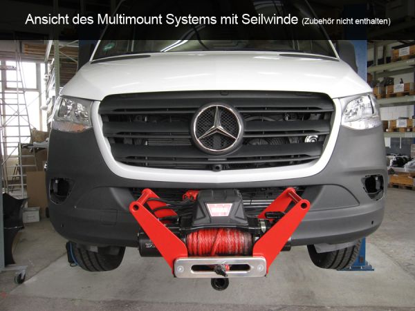 HIDDEN Multi-Mount Mercedes Sprinter 907 ab 2018, Heck- und Allradantrieb 1-259110