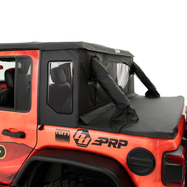 Halftop Conversion Kit Black Twill Jeep Wrangler JL 18- Bestop 80100-17