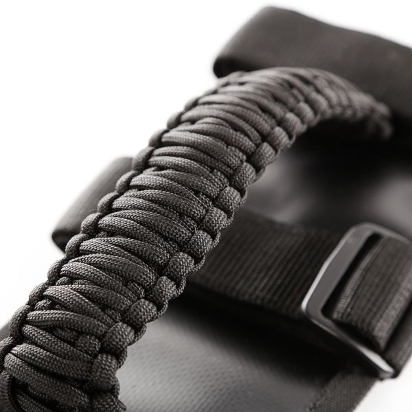 Haltegriff am Überrollbügel Paar schwarz Jeep Wrangler - universall - CJ YJ TJ JK JL Rugged Ridge 13505.30 Paracord Grab Handles