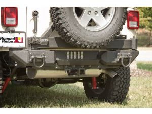 Heckstoßstange Aluminium XHD Bumper Jeep Wrangler JK 07- Rugged Ridge 11547.10