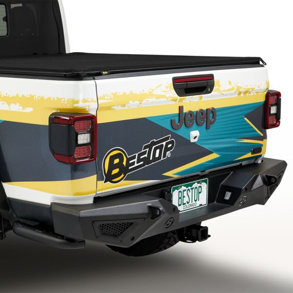 Heckstoßstange Highrock 4x4 Granite Series Jeep Wrangler JL 18- Bestop 44962-01 Rear Bumper