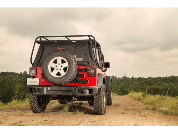 Heckstoßstange Spartacus schwarz matt Jeep Wrangler JK 07-18 Rugged Ridge 11544.51 Spartacus Rear Bumper