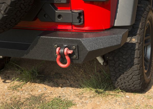 Heckstoßstange Spartan breit schwarz matt Jeep Wrangler JK 07-18 Rugged Ridge 11548.80 Spartan Rear Bumper, Full Width, 07-18 Je