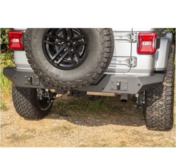 Heckstoßstange Spartan volle Breite Jeep Wrangler JL 18- Rugged Ridge 11548.51 Spartan Rear Bumper, Full Width; 18-19 Jeep Wrang