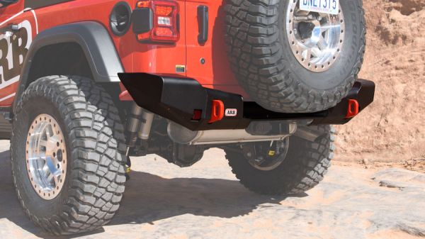 Heckstoßstange schwarz strukturierte Oberfläche Jeep Wrangler JL 18- ARB 2-5650380