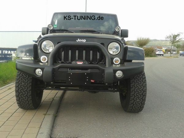 K+S Scheinwerferumbau LED Standlicht / Blinkerlicht m.E-Prüfz. Jeep Wrangler JK